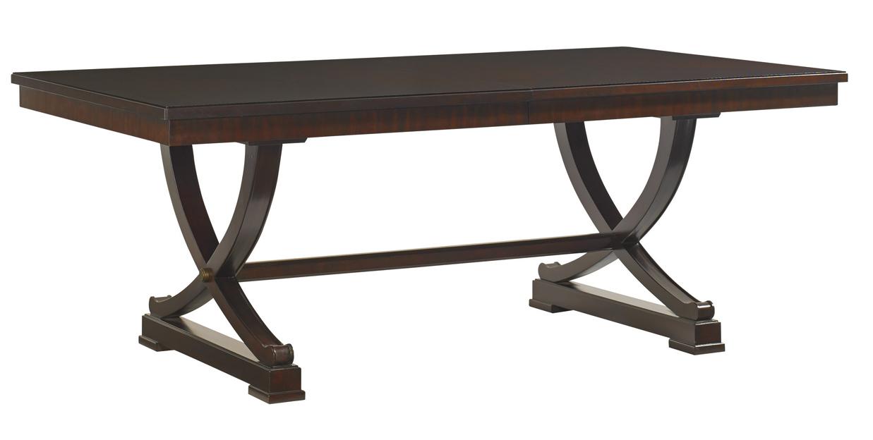 Living accents kensington rectangular black glass dining table sale